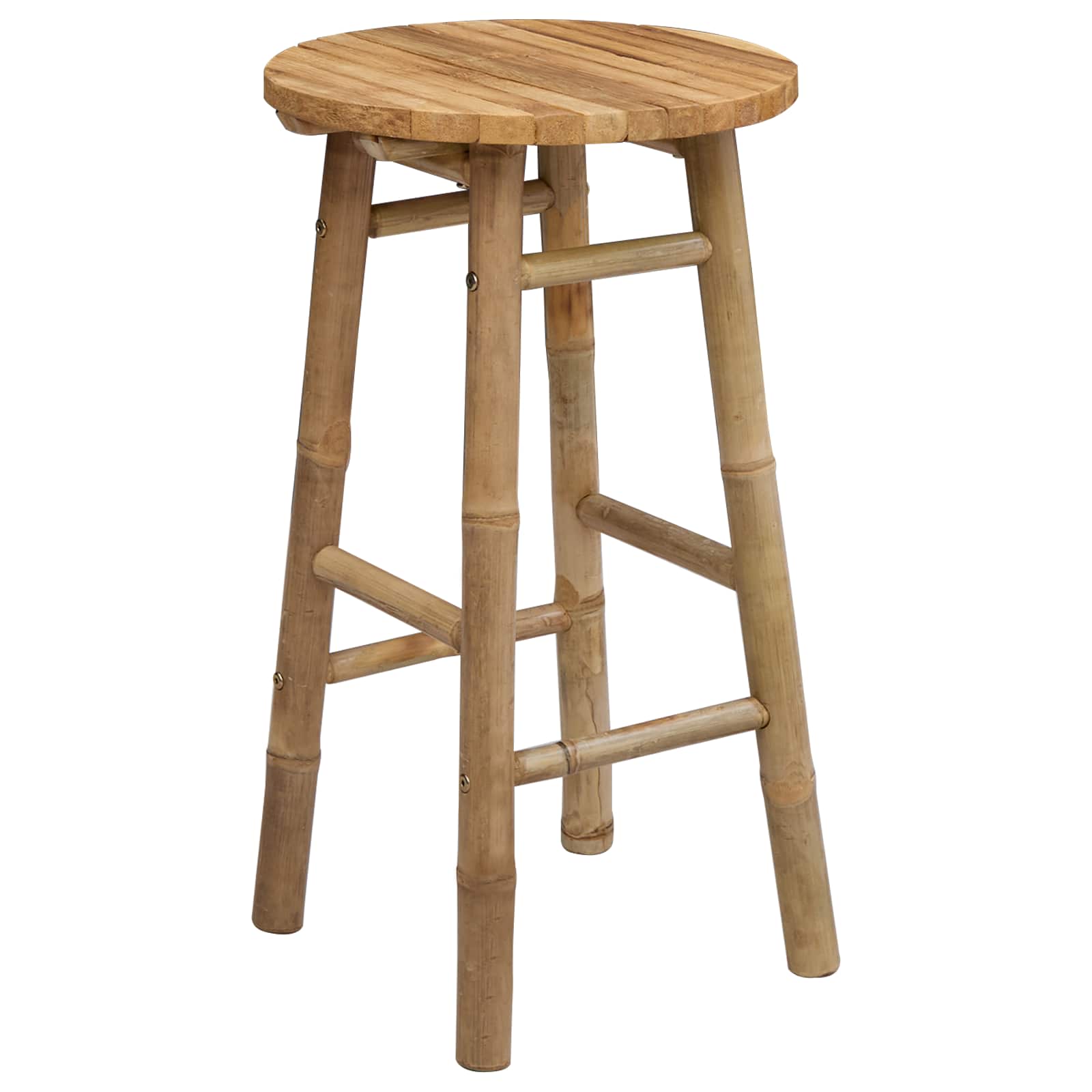Bambus Hocker Natur 68 cm – WohnlyHome