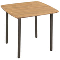 Couchtisch Massivholz Akazie Und Stahl