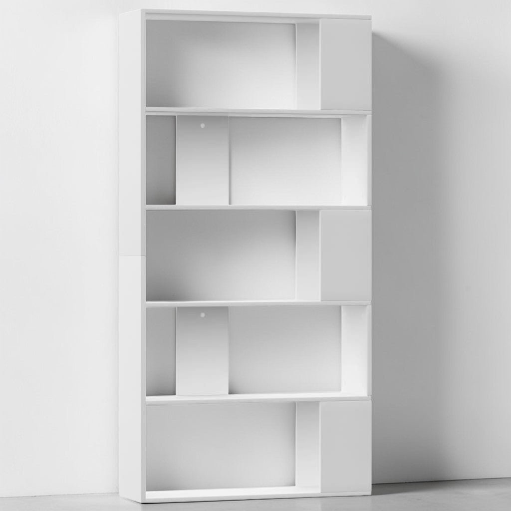 Bücherregal 80 X 24 X 159 Cm Holzwerkstoff in Weiss