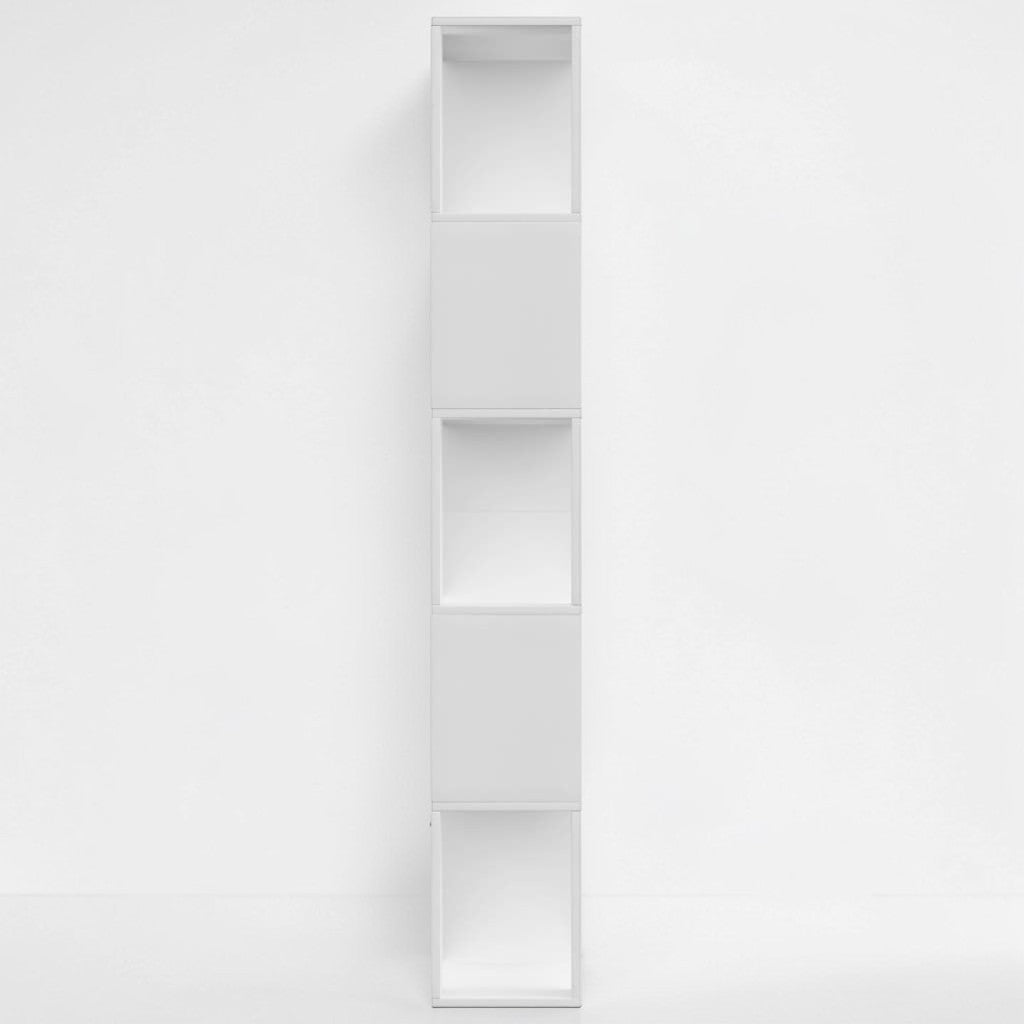 Bücherregal 80 X 24 X 159 Cm Holzwerkstoff in Weiss