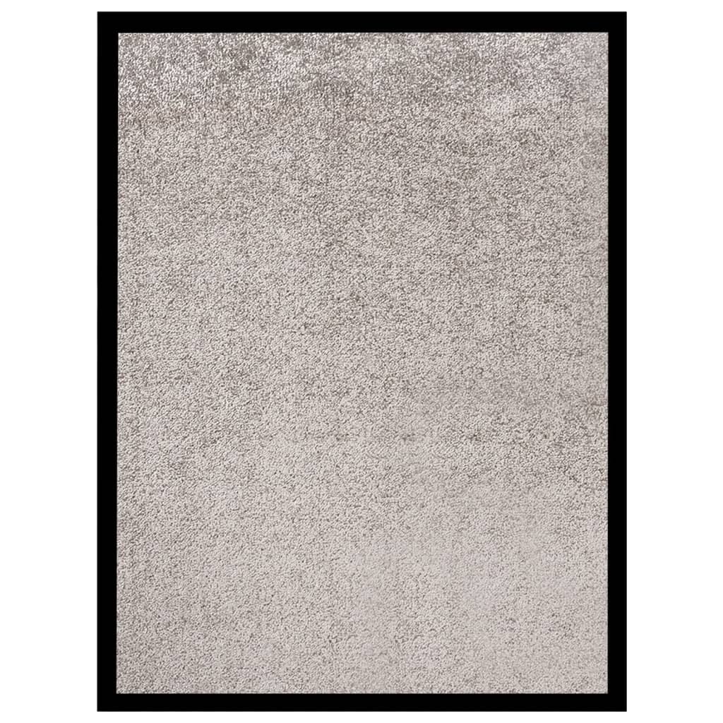 Fußmatte Rutschfest Polypropylen Grau 40 x 60  cm