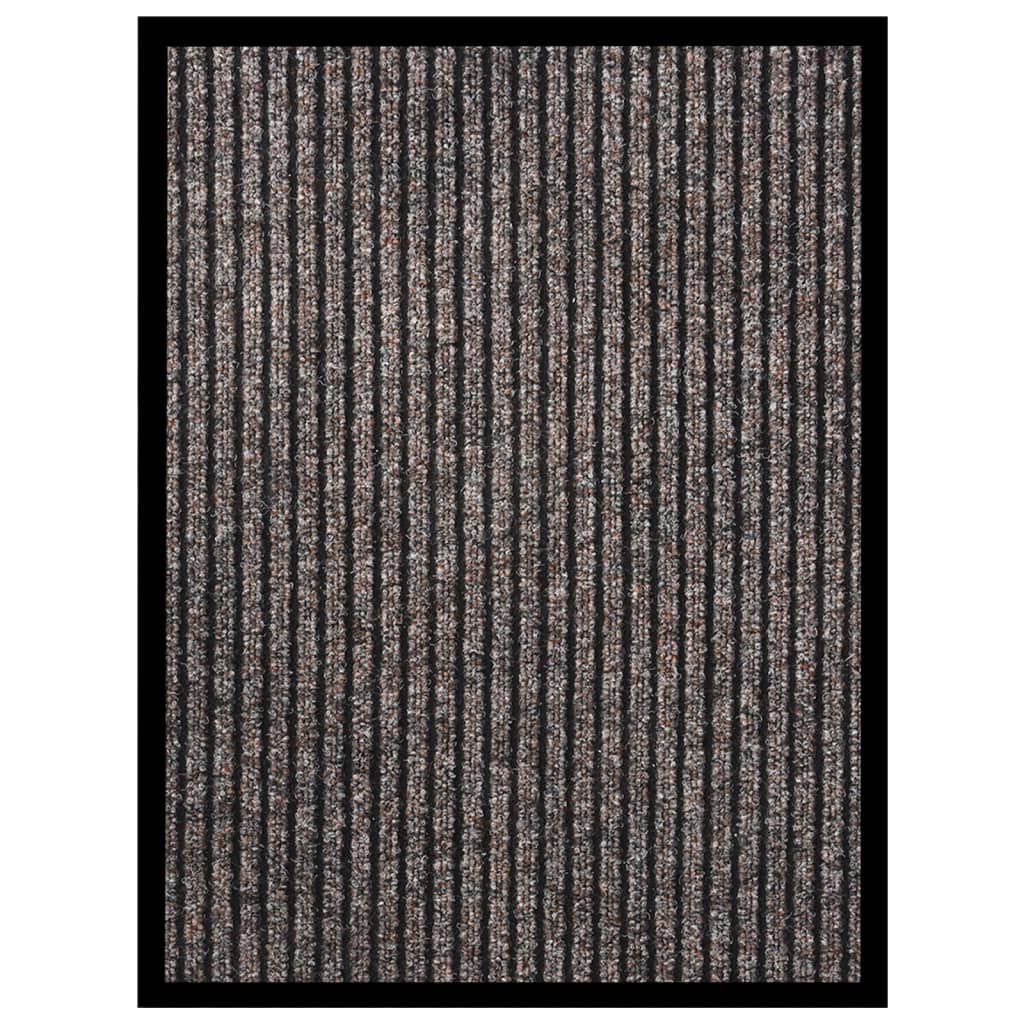 Fußmatte Gestreift Rutschfest Polypropylen Beige 40 x 60 cm