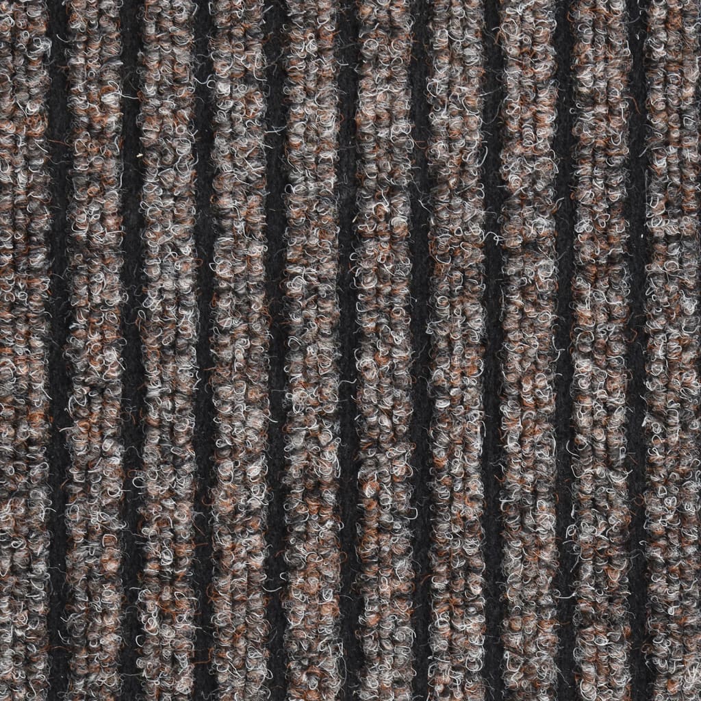 Fußmatte Gestreift Rutschfest Polypropylen Beige 40 x 60 cm