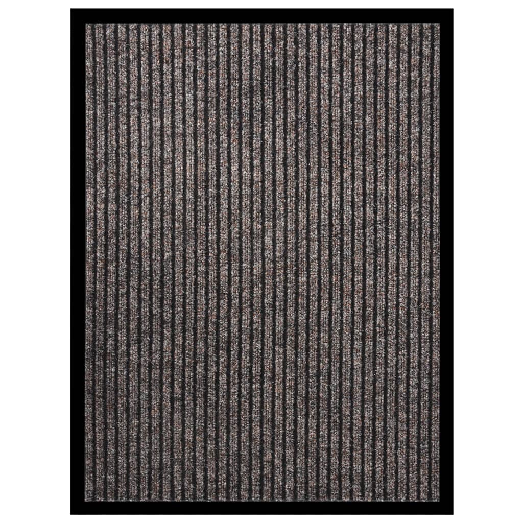 Fußmatte Gestreift Rutschfest Polypropylen Beige 60 x 80 cm