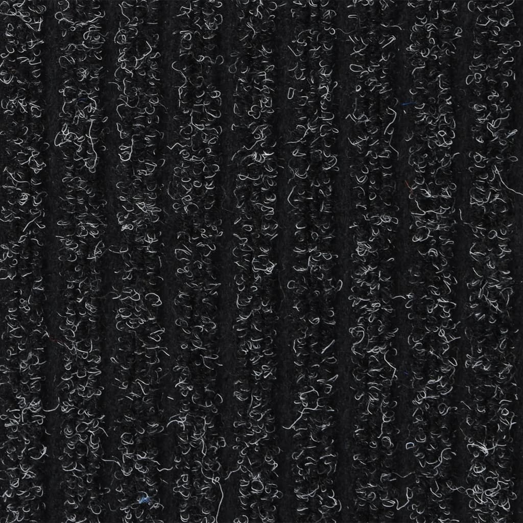Fußmatte Gestreift Rutschfest Polypropylen Grau 80 x 120 cm