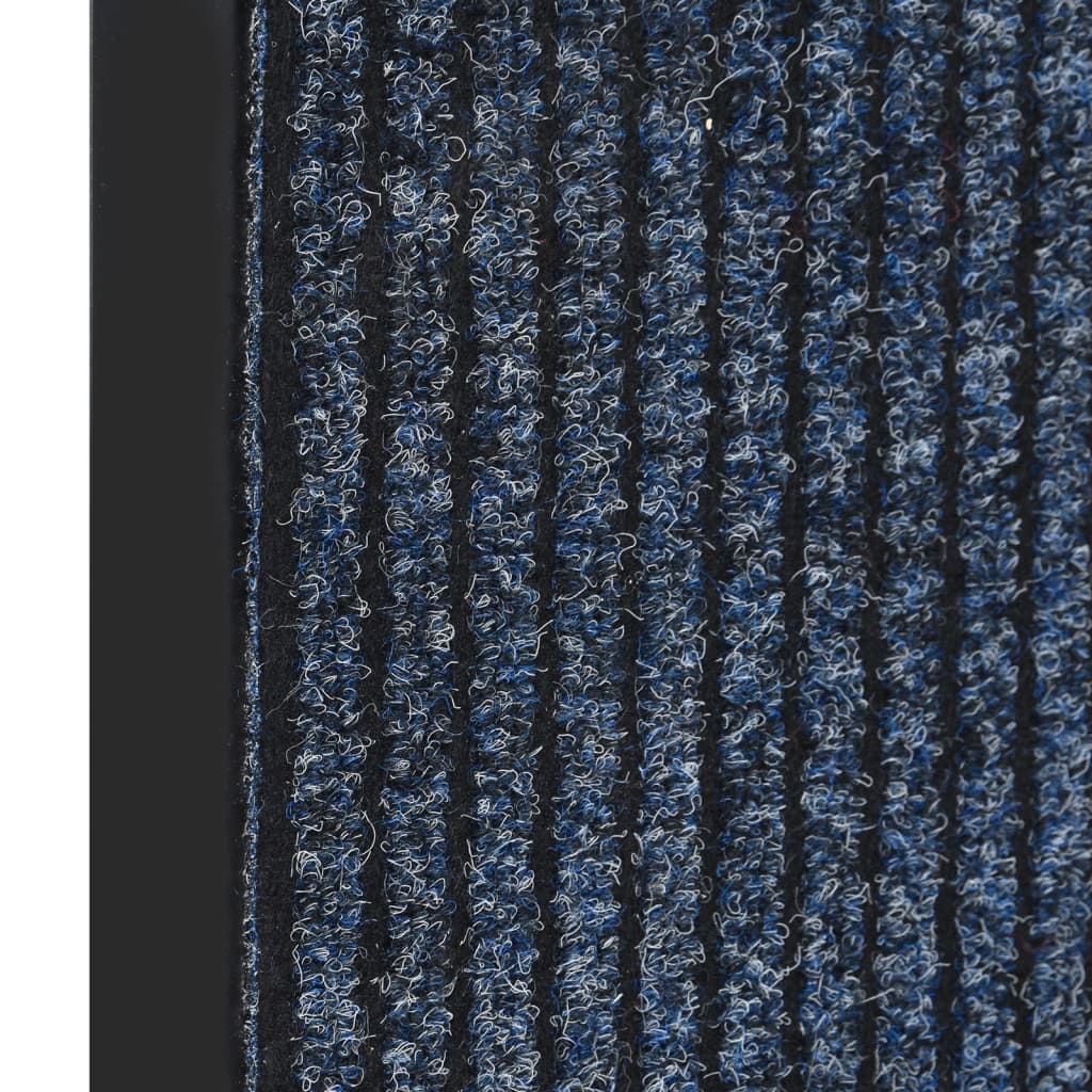 Fußmatte Gestreift Rutschfest Polypropylen Blau 40 x 60 cm