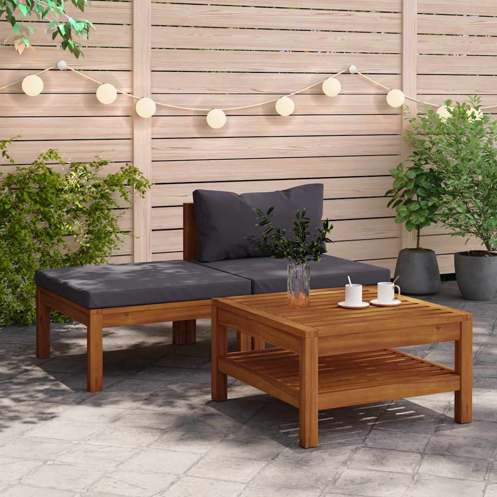 Gartenstuhl Mit En Kissen Massivholz Akazie
