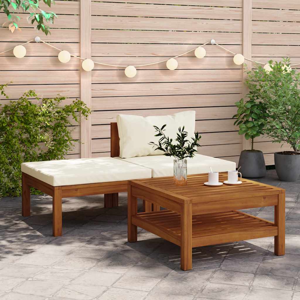 Gartenstuhl Mit En Kissen Massivholz Akazie