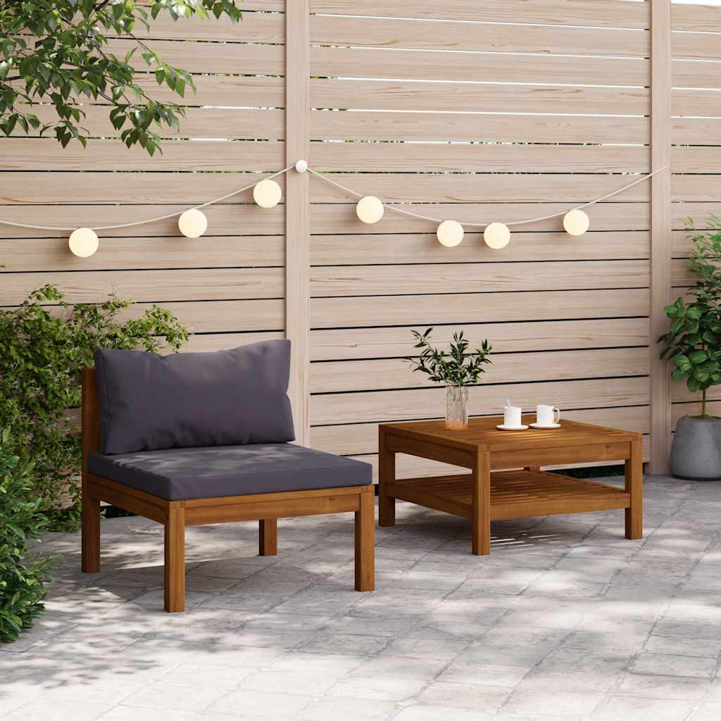 Gartenstuhl Mit En Kissen Massivholz Akazie