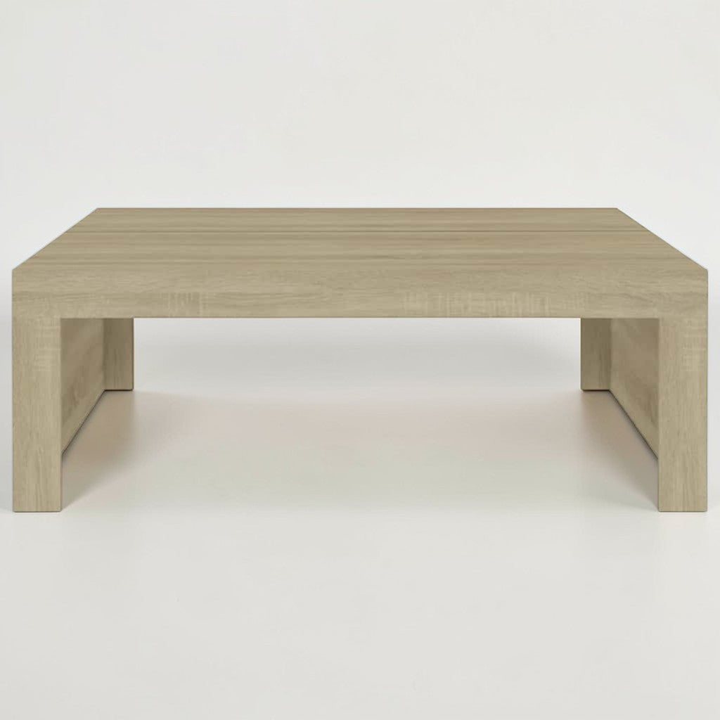 Quadratischer Wohnzimmertisch in Sonoma Eiche – 100×100×35 cm, robust & modern