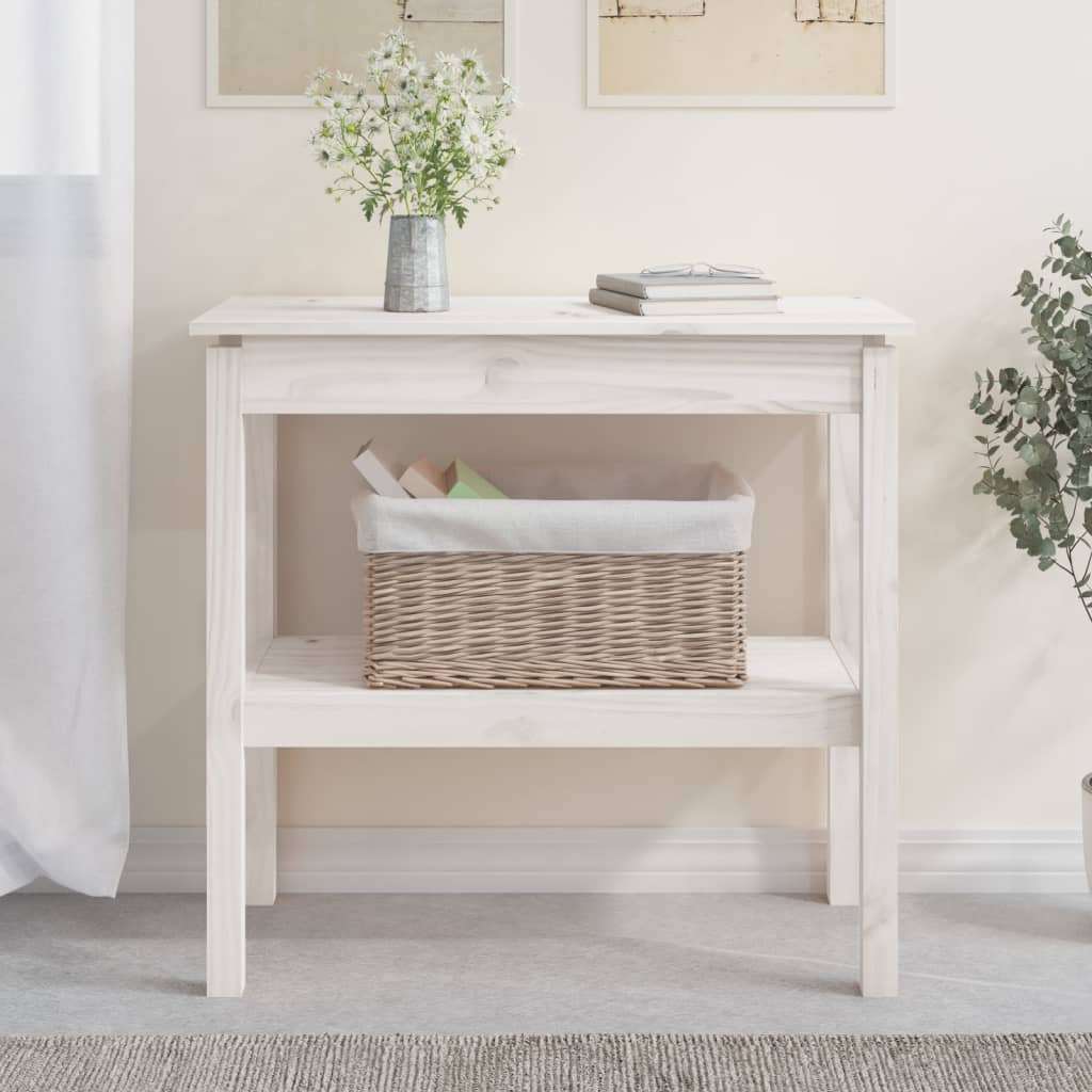 Konsolentisch 110 X 40 X 75 Cm Massives Kiefernholz