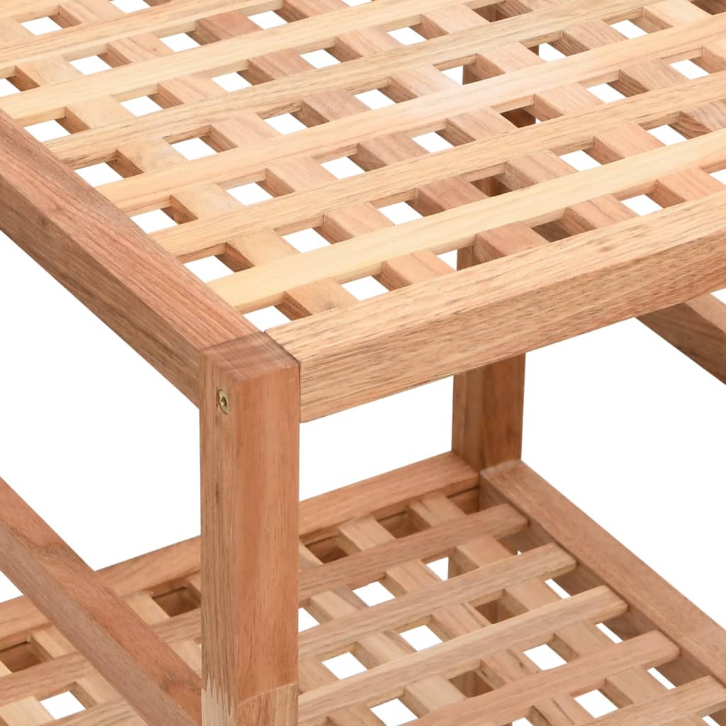 Badregal 35,5X35,5X112,5 Cm Massivholz Nussbaum