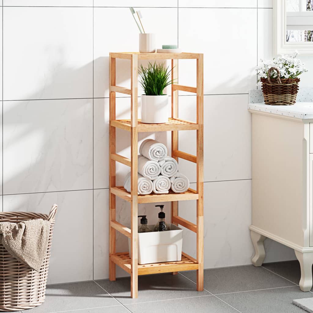 Badregal 35,5X35,5X112,5 Cm Massivholz Nussbaum