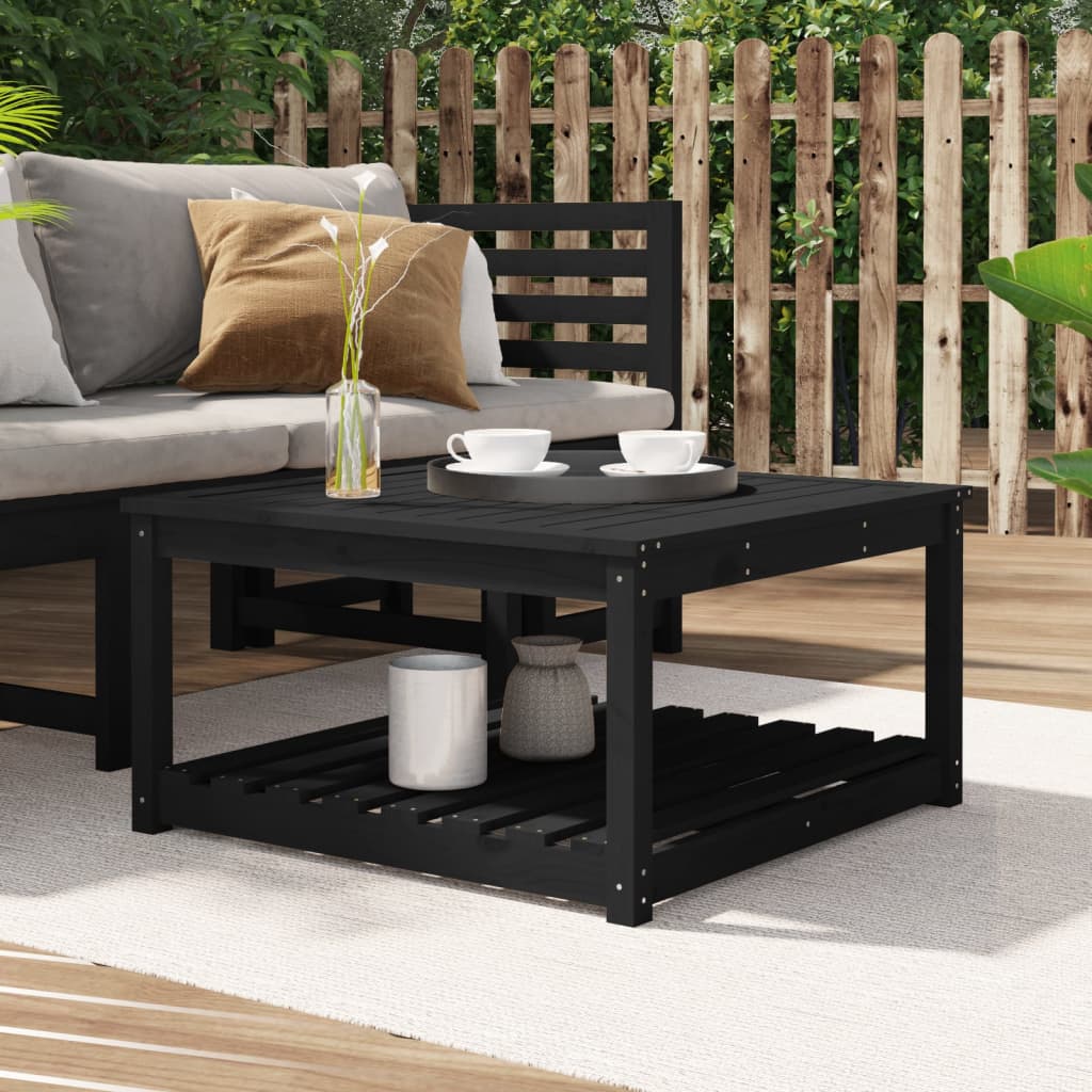 Gartentisch 121X82,5X45 Cm Massivholz Kiefer