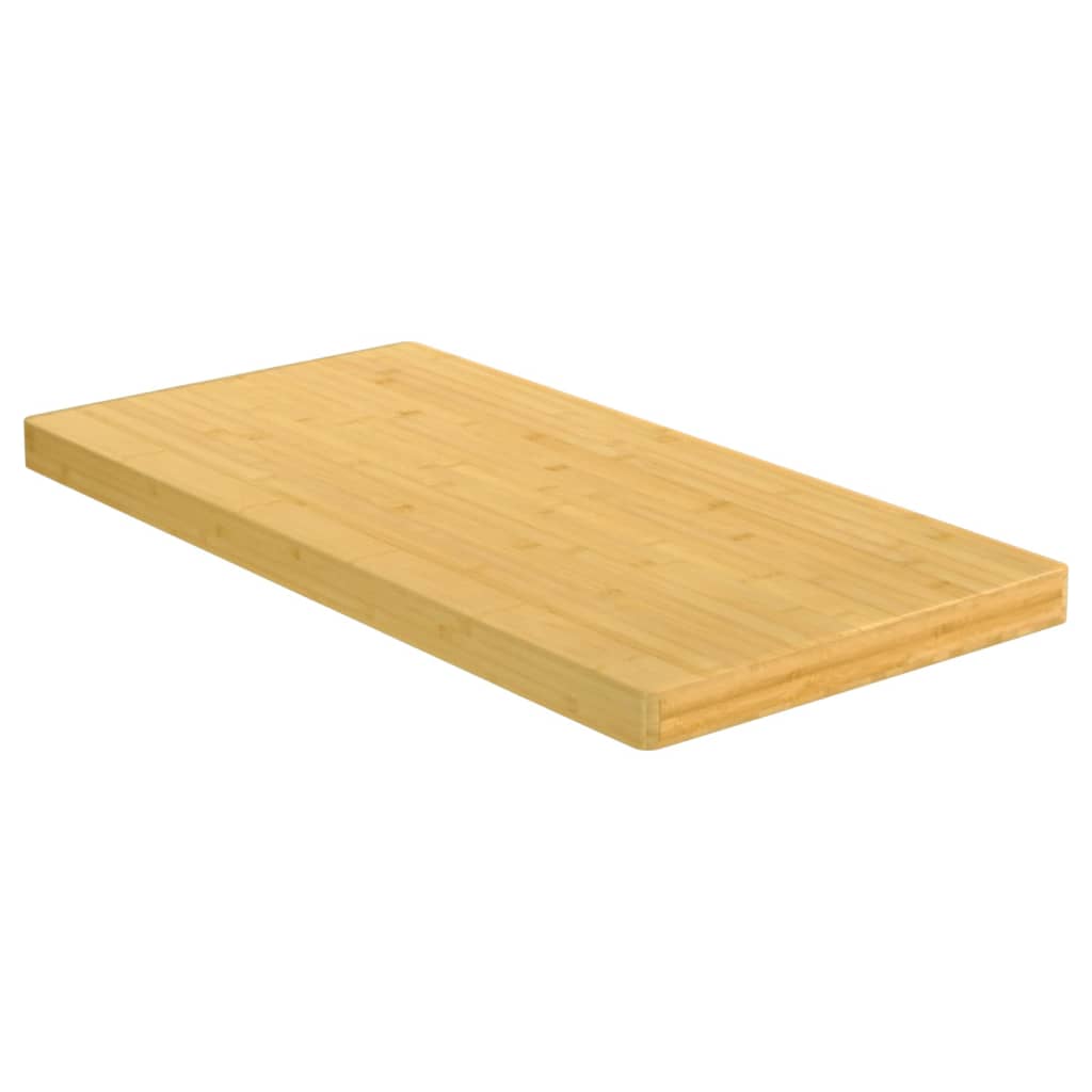 Schneidebrett aus Bambus Natur 80 x 40 x 4 cm