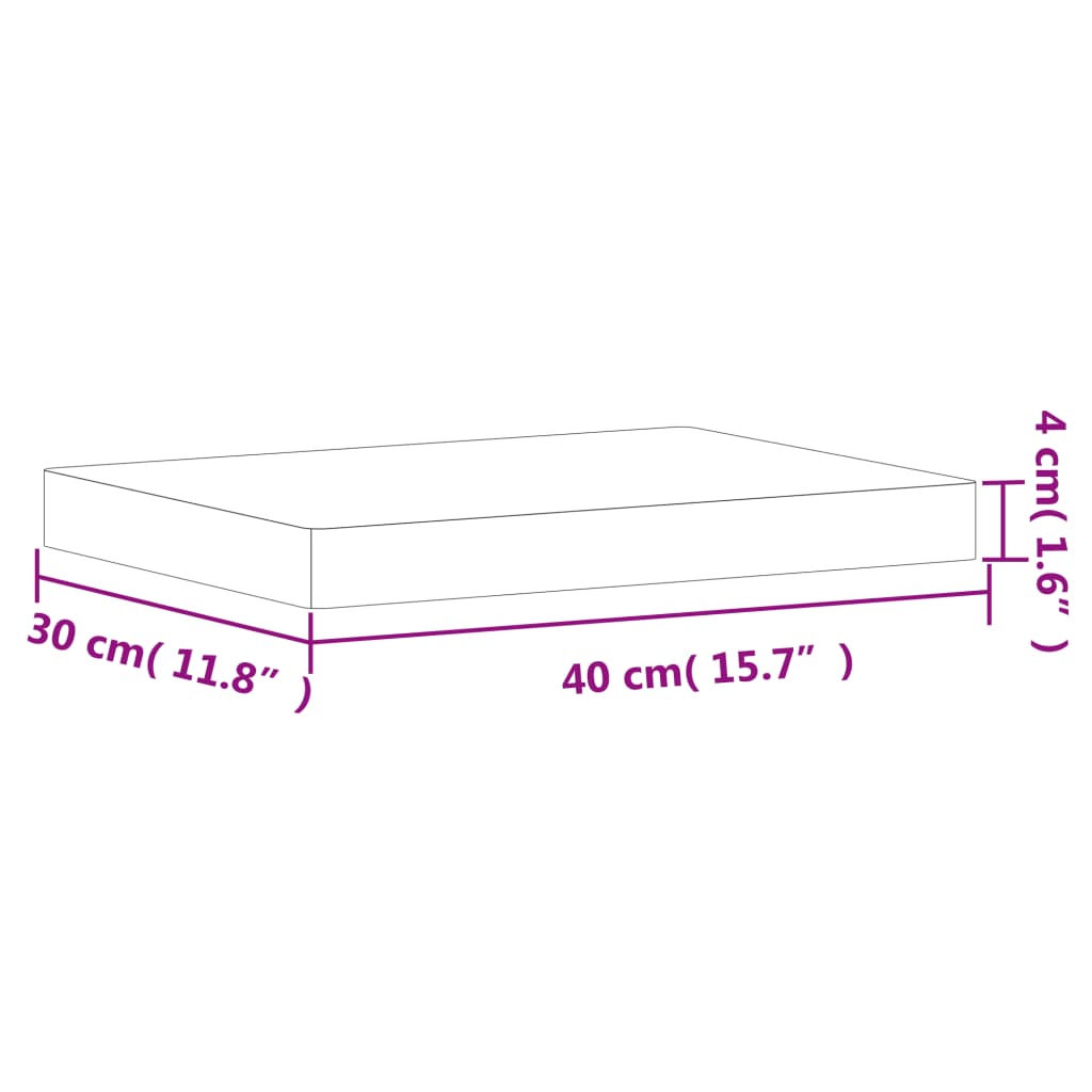 Schneidebrett Massivholz Buche