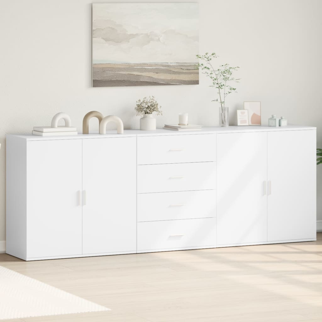 Sideboards 3 Stk. Sonoma-Eiche Holzwerkstoff