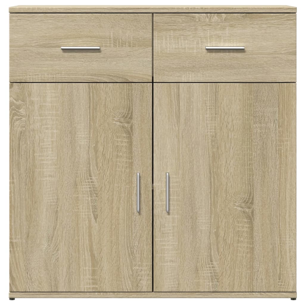 Sideboards 2 Stk. Sonoma-Eiche 79X38X80 Cm Holzwerkstoff