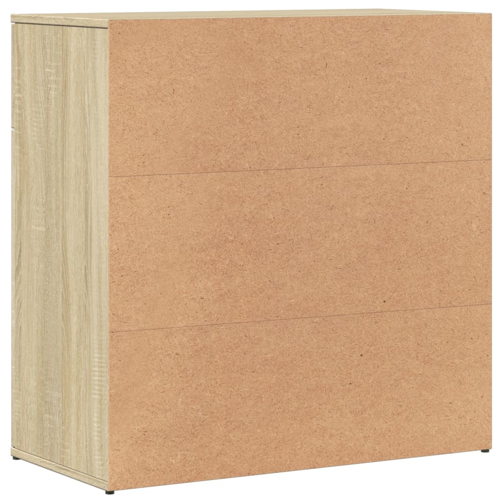 Sideboards 2 Stk. Sonoma-Eiche 79X38X80 Cm Holzwerkstoff