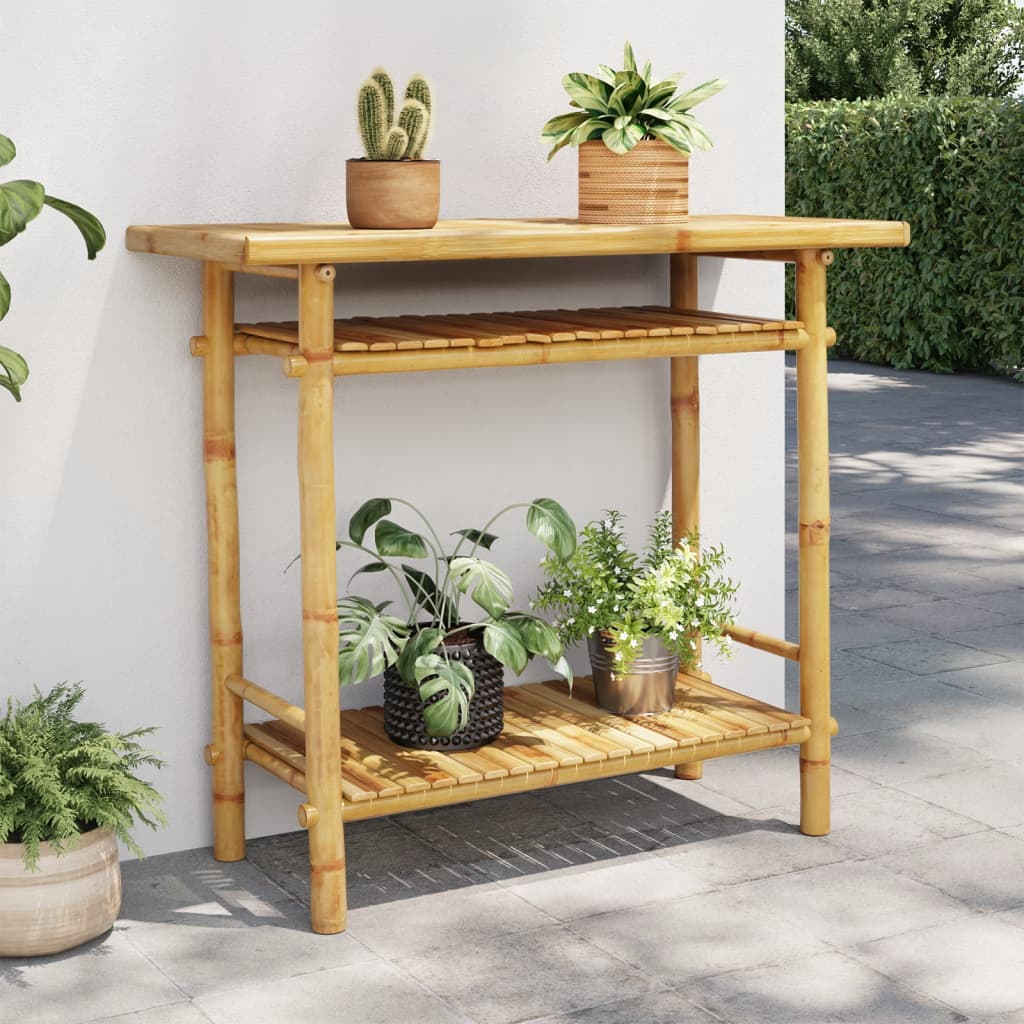 Konsolentisch 90X37X75 Cm Bambus