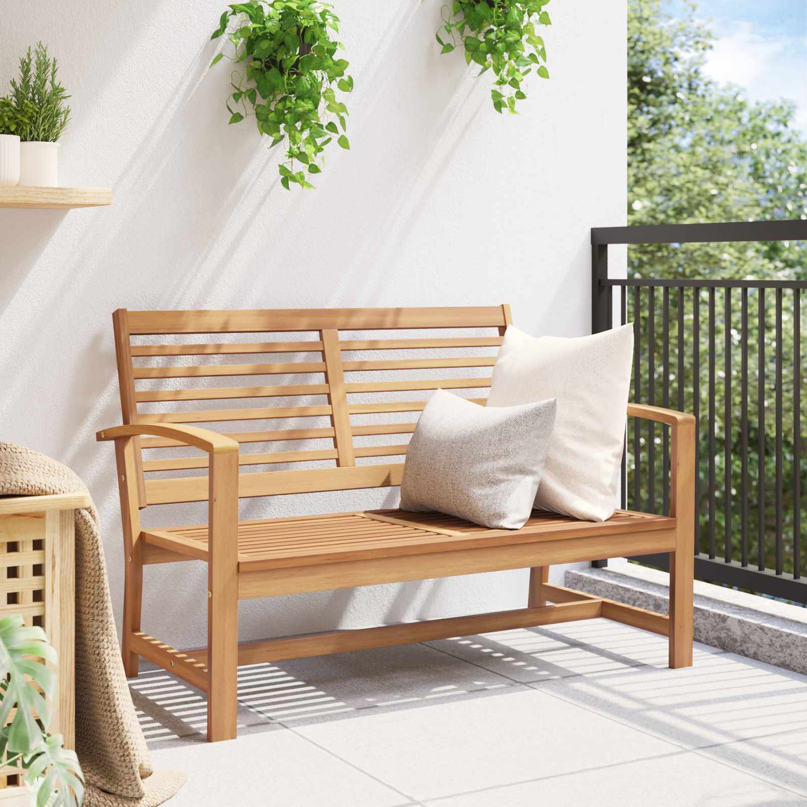 Braun 110 X 65 X 76,5 Cm Massivholz Teak