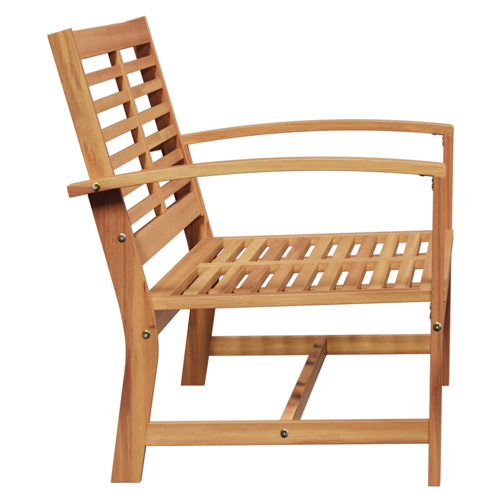 Braun 110 X 65 X 76,5 Cm Massivholz Teak