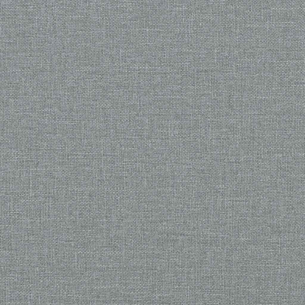 Gepolsterte Stühle 2er Set Stoff Hellgrau 45 x 54 x 86 cm