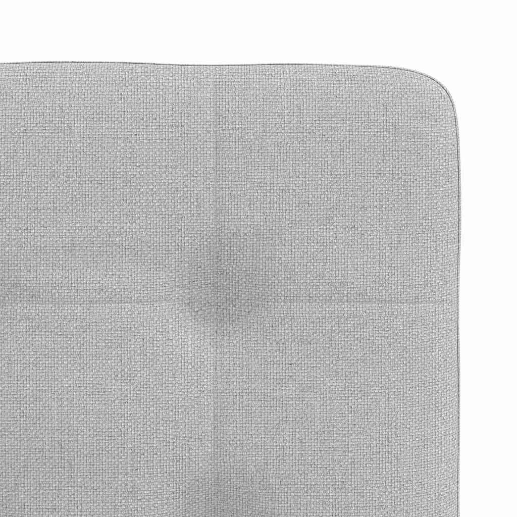 Gepolsterte Stühle 2er Set Stoff Wolkengrau 45 x 54 x 86 cm