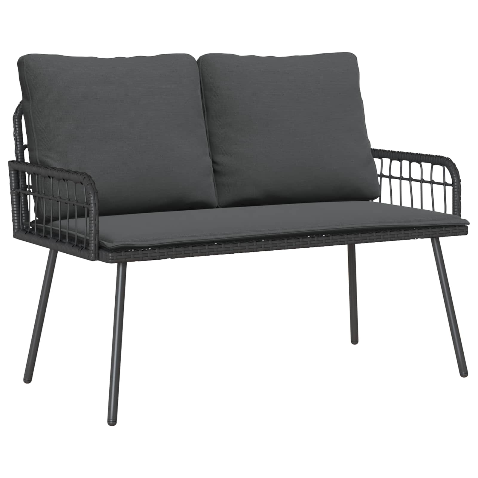Gartenstuhl Mit Kissen Poly Rattan