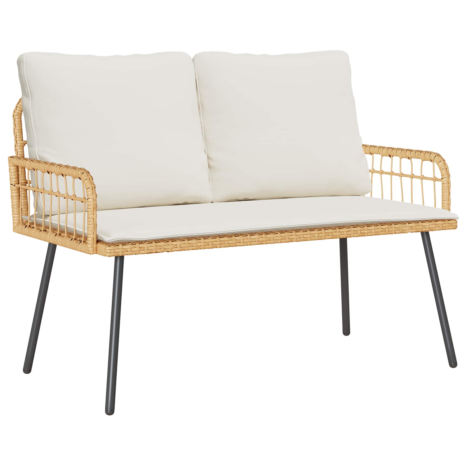 Gartenstuhl Mit Kissen Poly Rattan