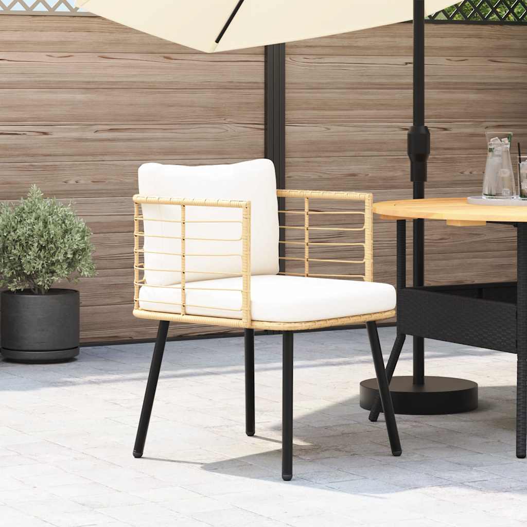 Gartenstuhl Mit Kissen Poly Rattan