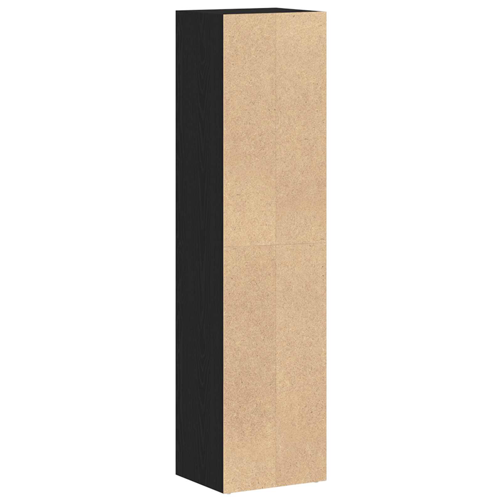| Bücherregal | Holzwerkstoff Schwarz Eichen-Optik