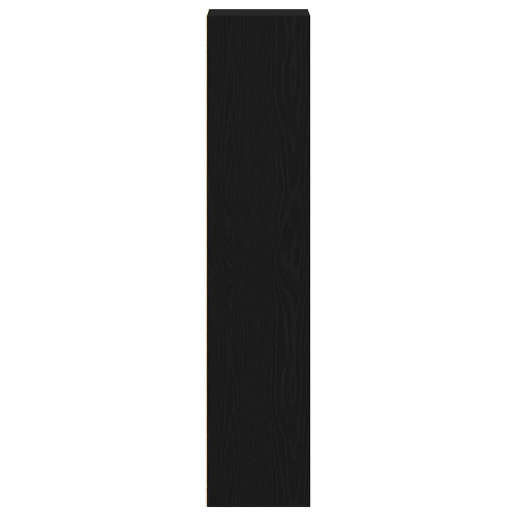 | Bücherregal | Holzwerkstoff Schwarz Eichen-Optik