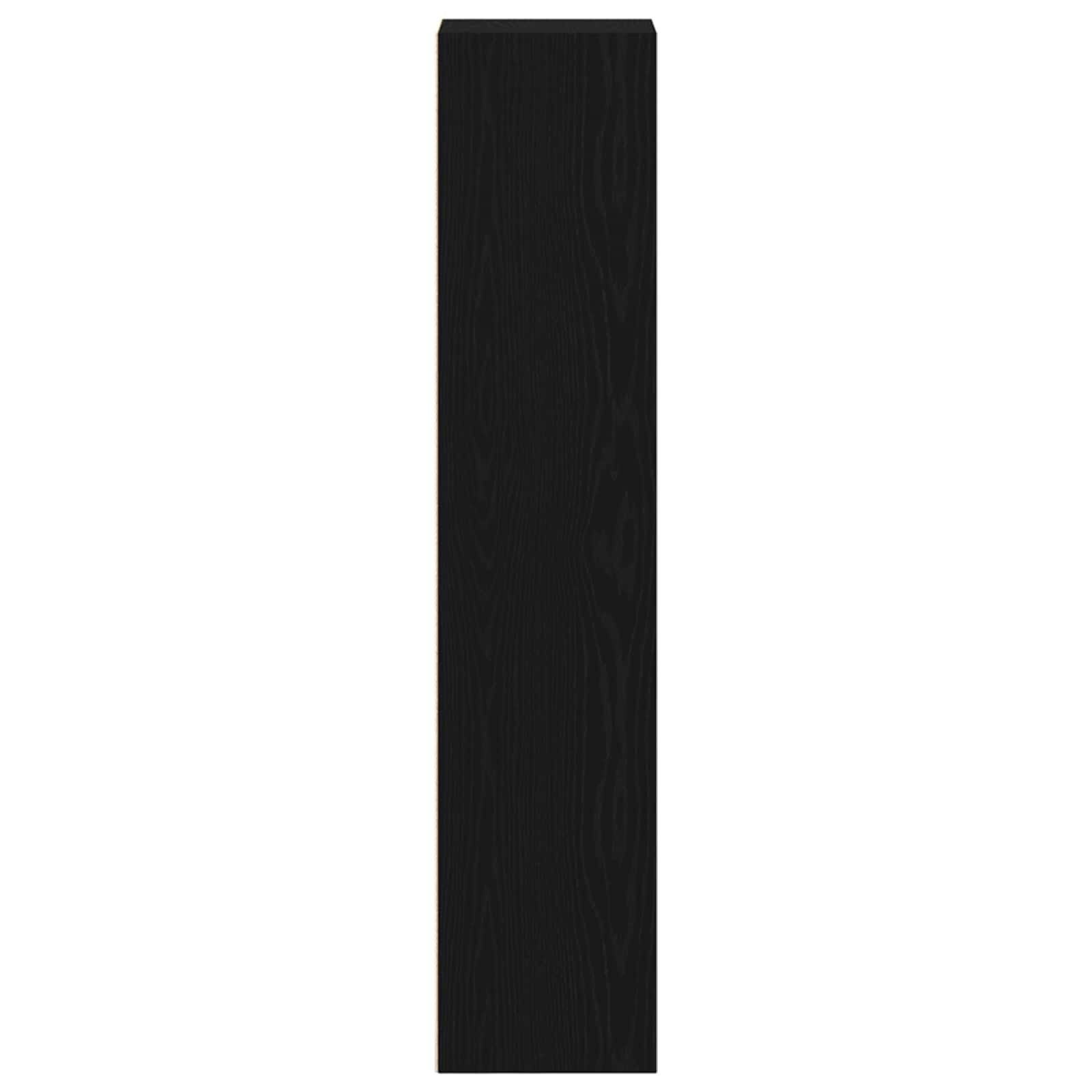 | Bücherregal | Holzwerkstoff Schwarz Eichen-Optik