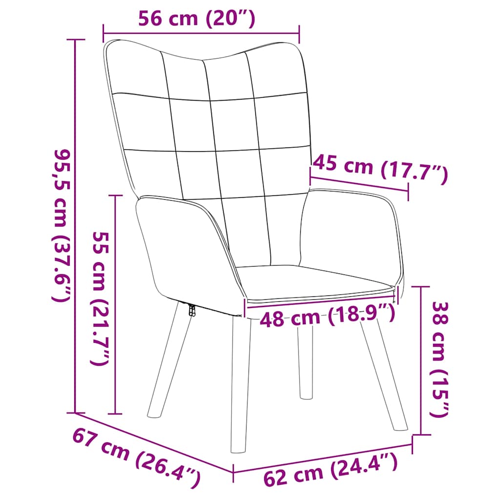 Sessel 62 X 67 X 95,5 Cm Sherpa-Stoff