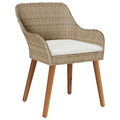 Gartenstuhl 2 Pcs 62,5 X 55 X 82 Cm Poly-Rattan