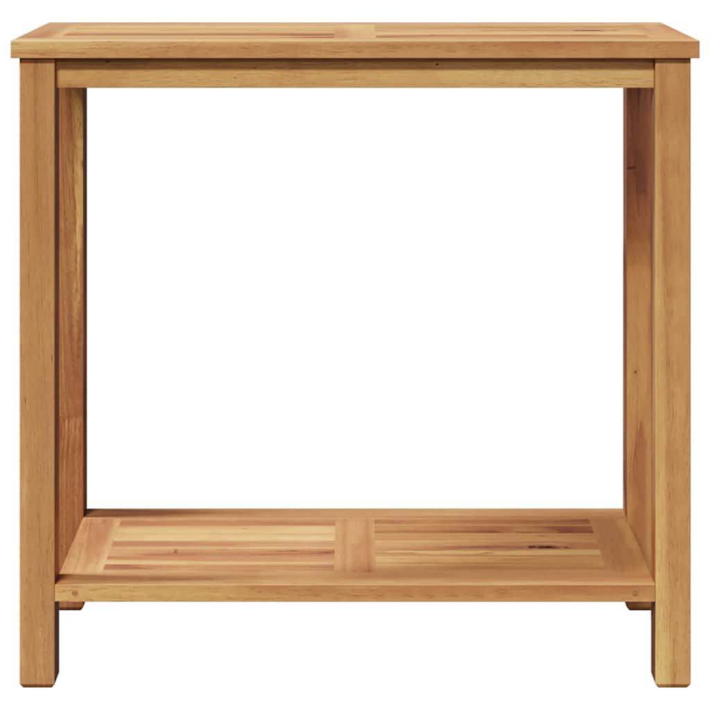Konsolentisch Braun 85 X 35 X 75 Cm Massivholz Teak