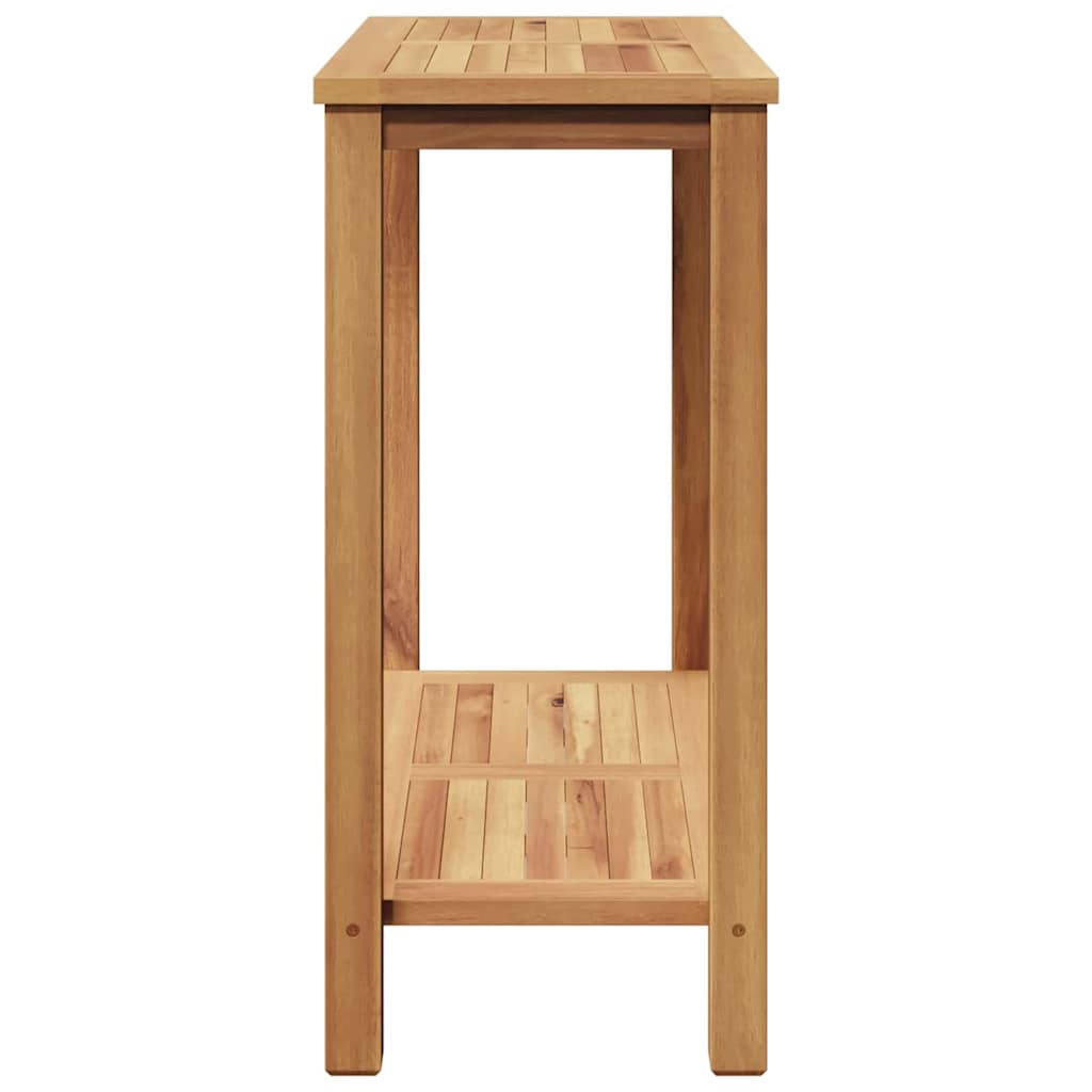 Konsolentisch Braun 85 X 35 X 75 Cm Massivholz Teak