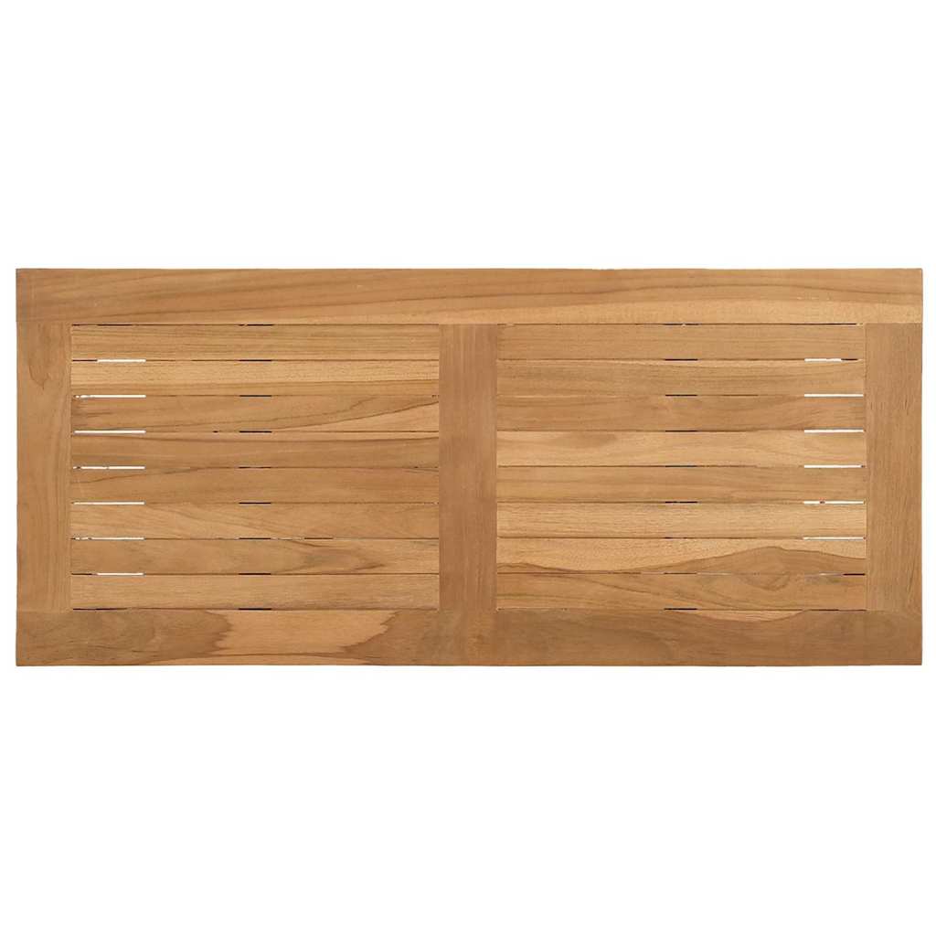 Konsolentisch Braun 85 X 35 X 75 Cm Massivholz Teak