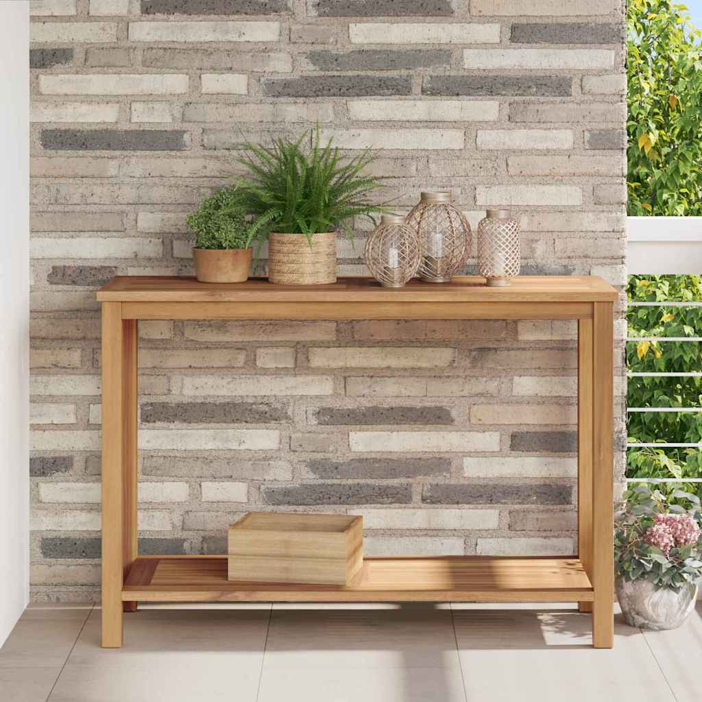 Konsolentisch Braun 85 X 35 X 75 Cm Massivholz Teak