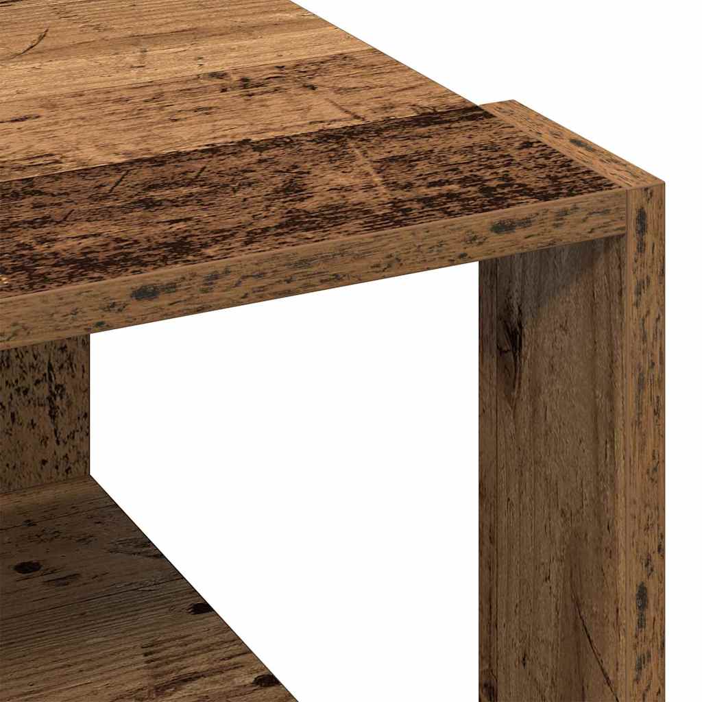 Moderner Couchtisch aus Holzwerkstoff – Altholz , 51,5×51,5×30 cm