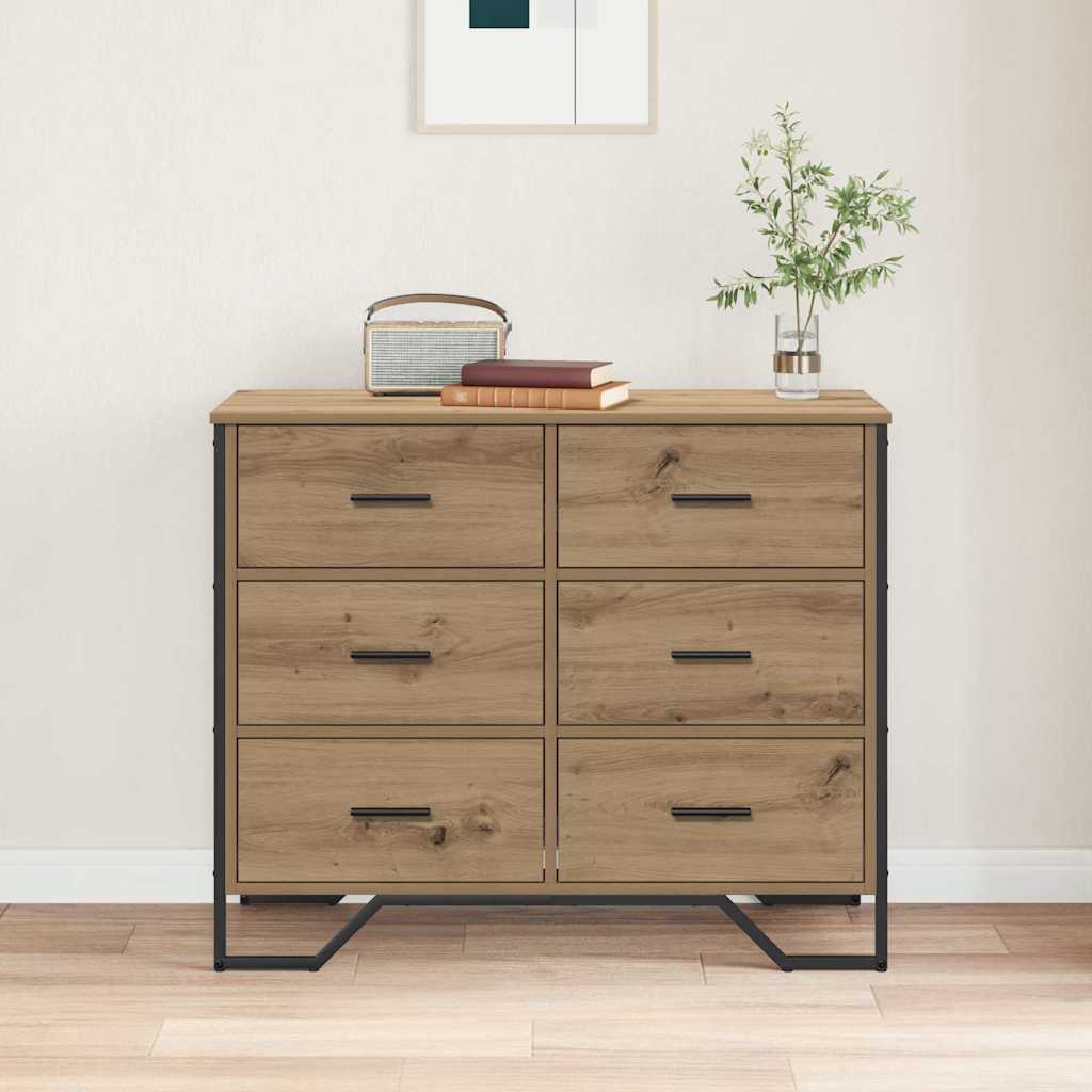 Kommode Mit Schubladen 2 Pcs 91 X 35,5 X 74,5 Cm