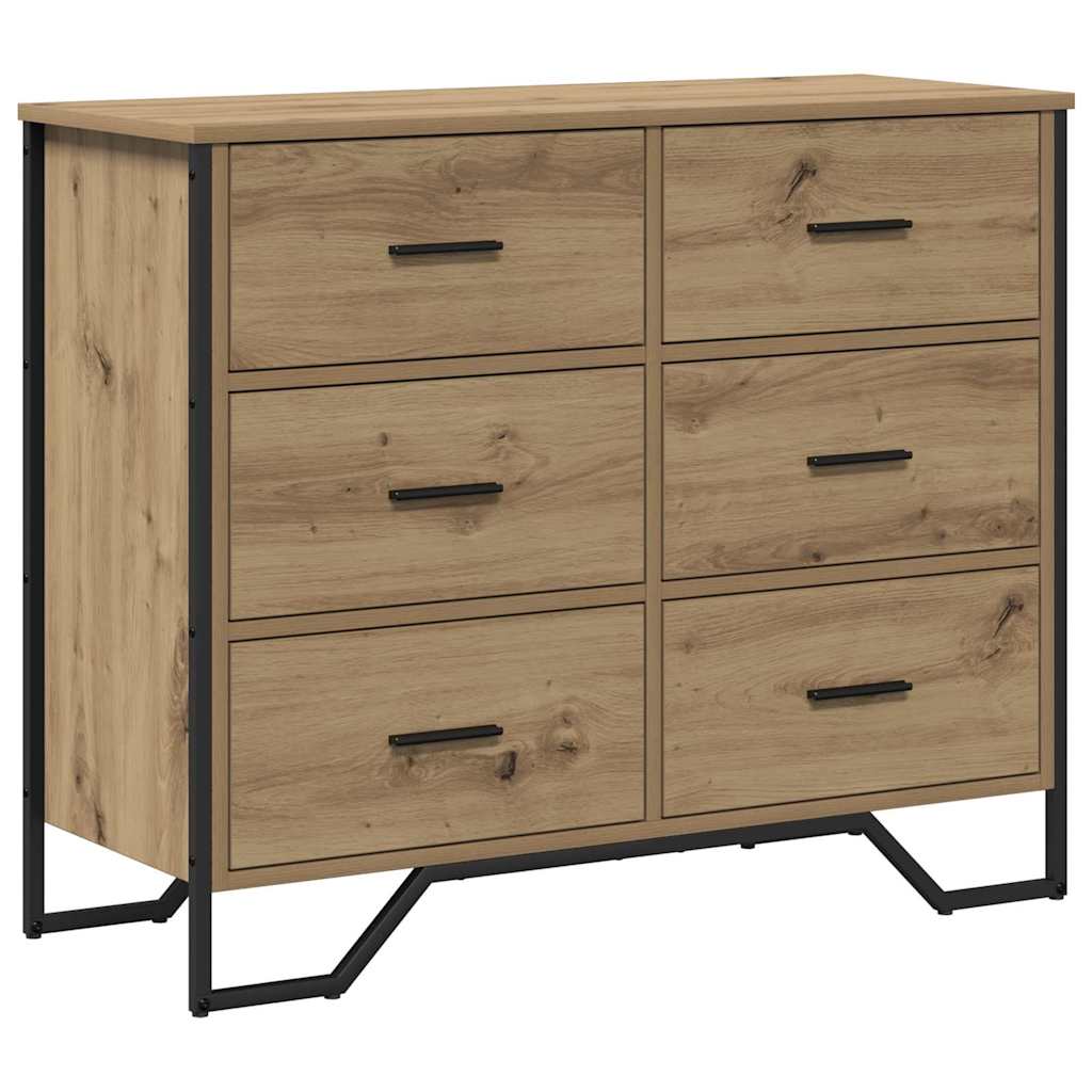 Kommode Mit Schubladen 2 Pcs 91 X 35,5 X 74,5 Cm
