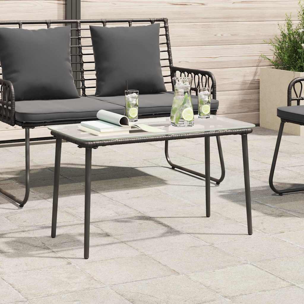 Gartentisch 80 X 40 X 45 Cm Poly-Rattan