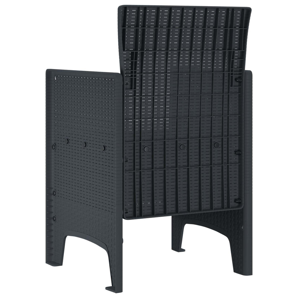 Gartenstuhl 2 Pcs 53 X 49 X 85 Cm Polypropylen