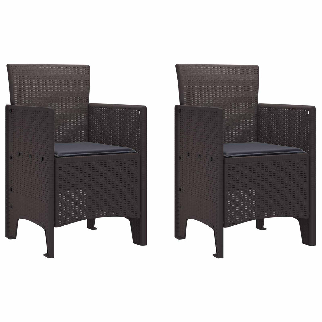 Gartenstuhl 2 Pcs 53 X 49 X 85 Cm Polypropylen