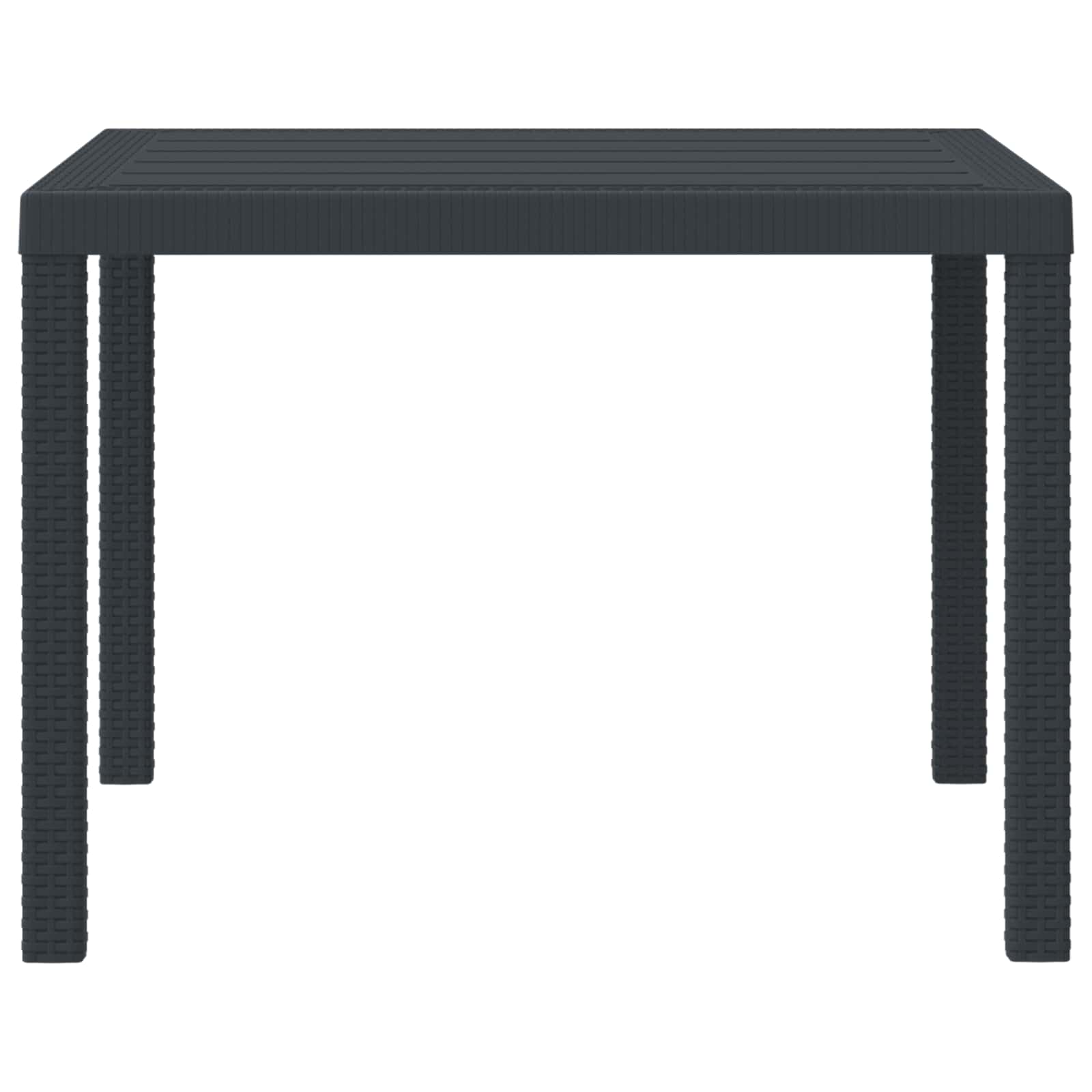 Gartentisch 100 X 100 X 73 Cm Poly-Rattan