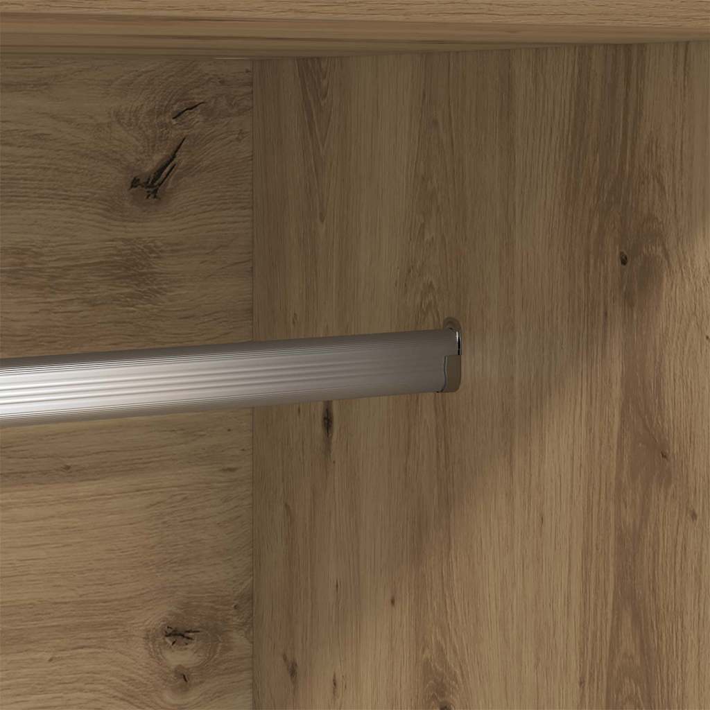 Drehtürenschrank aus Holzwerkstoff Artisan-Eiche 82,5 x 51,5 x 180 cm