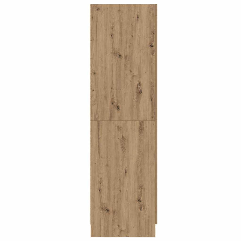Drehtürenschrank aus Holzwerkstoff Artisan-Eiche 82,5 x 51,5 x 180 cm