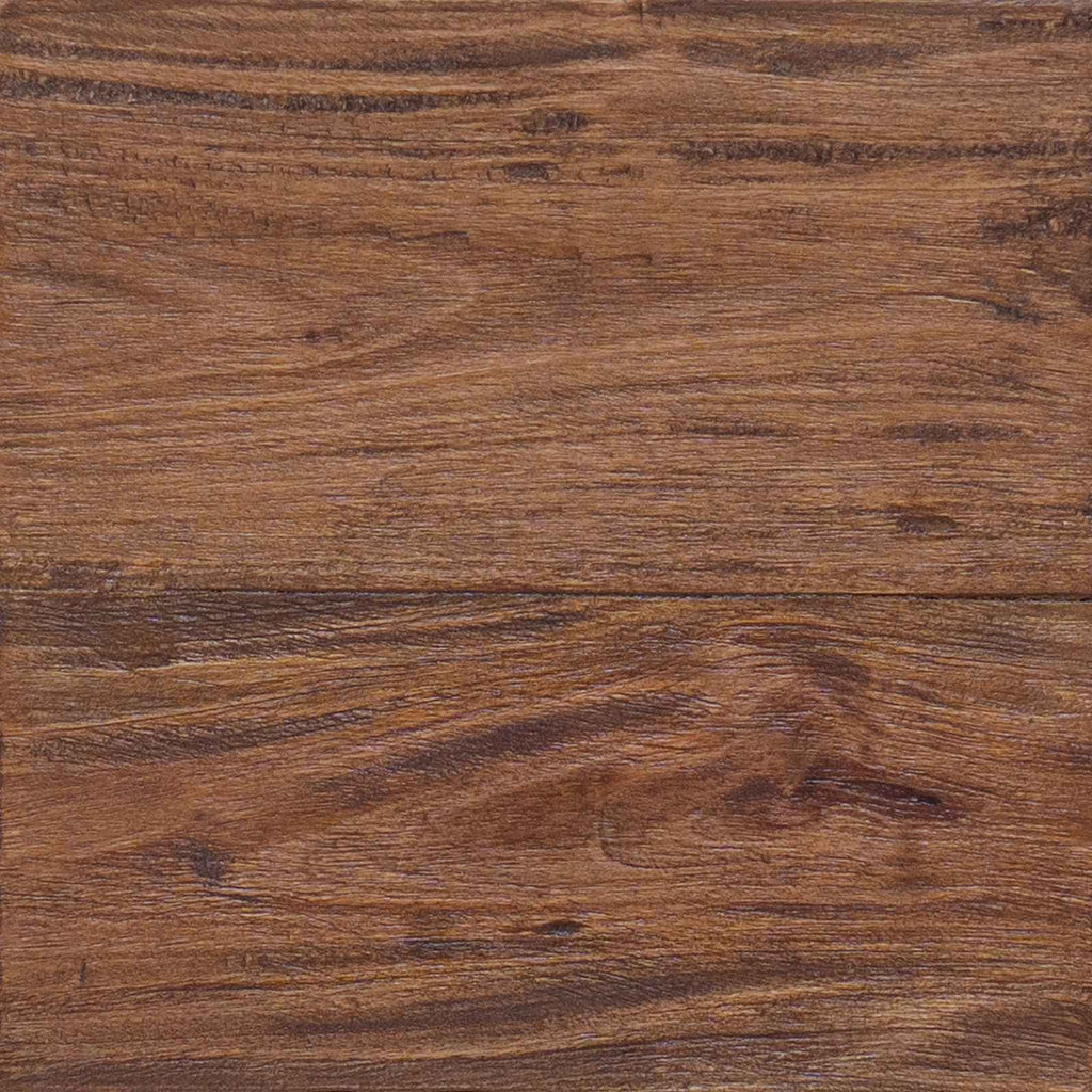 Hocker Natur 26 X 26 X 26 Cm Mahagoni Holz
